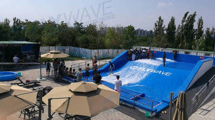 FLYWAVE人工造浪設備--滑板沖浪模擬器15日試水